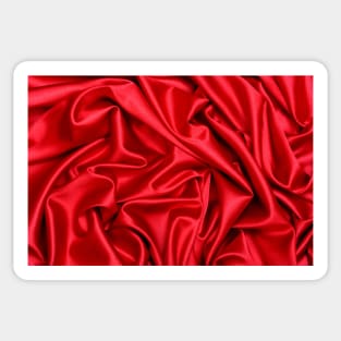 red silk Sticker